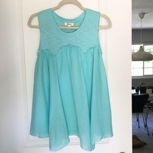 Style and Co Aqua tank top Sz: S
